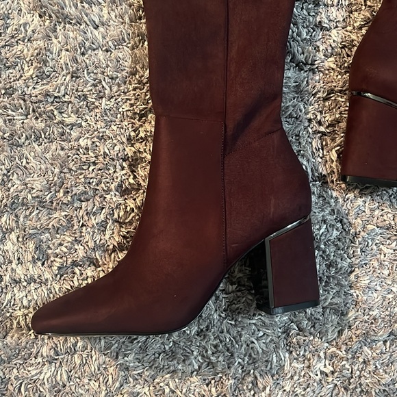 DKNY CHOCOLATE BROWN OVER THE KNEE BOOT - NEW - Picture 2 of 13